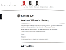 Tablet Screenshot of kensho-lueneburg.de